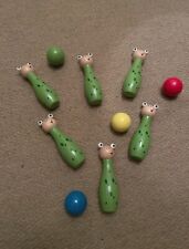 Wooden frog skittles for sale  NEWCASTLE UPON TYNE