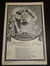 Lord kitchener memoriam for sale  HARPENDEN