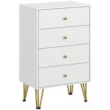 HOMCOM Chest of Drawers, 4 Drawers Dresser Storage Organiser for Bedroom for sale  Shipping to South Africa