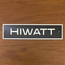 Amplificador de guitarra Hiwatt / gabinete / logotipo combo 4x12 2x12 2x15, usado comprar usado  Enviando para Brazil