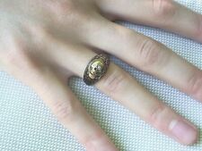 Antique Russian Faberge 14 karat gold diamond memento mori ring 56, used for sale  Shipping to United Kingdom