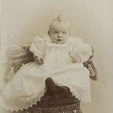 Used, Antique Cabinet Card Photograph Adorable Little Baby Girl Sandusky OH for sale  Shipping to South Africa