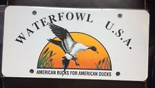 Placa de vaidade Waterfowl Ducks licença ilimitada EUA comprar usado  Enviando para Brazil