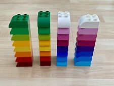 Lego Duplo 32 piezas 2x3 pendiente ladrillo curvo 16 colores diferentes, usado segunda mano  Embacar hacia Argentina