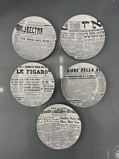 Fornasetti newspaper plates for sale  LONDON