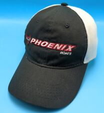 PHOENIX BOATS hat black white adjustable cap mesh back for sale  Shipping to South Africa