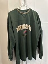 Camisa deportiva vintage Minnesota Wild NHL Lee manga larga 2XL para hombre verde hockey segunda mano  Embacar hacia Argentina