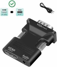 Adaptador/conversor HDMI para VGA, 1080p HDMI fêmea para VGA macho adaptador conversor+ comprar usado  Enviando para Brazil