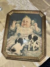 octagonal gold framed picture for sale  Indio
