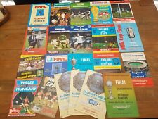 Vintage football programmes for sale  ROTHERHAM