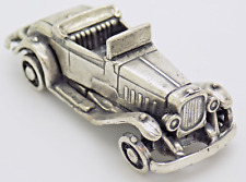 Estatueta de carro antiga italiana feita à mão prata genuína Cadillac 1931 miniatura comprar usado  Enviando para Brazil