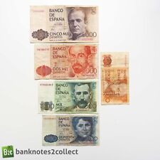 ESPAÑA: Juego de 5 billetes de peseta española. segunda mano  Embacar hacia Mexico