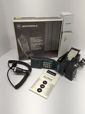 Vintage Motorola MICRO DIGITAL cell phone 1 line display 1990s prop WORKS Box, used for sale  Shipping to South Africa