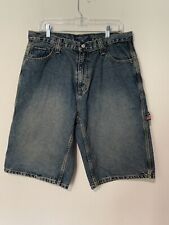 Bermuda jeans vintage Y2K US POLO ASSN azul carpinteiro folgada masculina tamanho 34 comprar usado  Enviando para Brazil