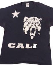 Used, California Grizzly Bear T Shirt Mens L Black Short Sleeve Cali Logo Star Size for sale  Shipping to South Africa