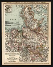 Landkarte anno 1904 gebraucht kaufen  Burgdorf
