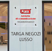 Targa lusso plexiglass usato  Italia