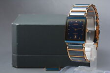 Usado, [N ESTADO PERFEITO com Estojo] Rado DiaStar 160.0281.3N Relógio Unissex Novo Batt Cerâmica Tom Azul comprar usado  Enviando para Brazil