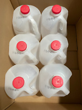 10 jarras vacías de plástico de 1 galón de agua/leche botellas tapas artesanías jardinería segunda mano  Embacar hacia Argentina