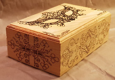 Holzbox schatulle woodburning gebraucht kaufen  Horst