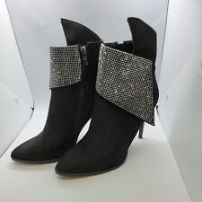 italina Stiletto High Heels Ankle Boots Pointy Toe Pumps Rhinestones Italian  for sale  Shipping to Canada