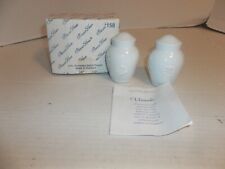 Princess House "Veranda" Porcelain Salt & Pepper Shakers Never Used for sale  Shipping to South Africa