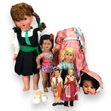 Vintage TLC Repair Dolls Collection Plastic Ceramic Tourist Dolls x6, used for sale  Shipping to South Africa