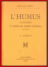 Manuale L'Humus di A Casili La Fertilità e l'igiene dei terreni Hoepli anno 1896 segunda mano  Embacar hacia Argentina