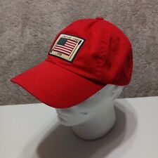 Chapéu Martha’s Vineyard Vines StrapBack vermelho bandeira dos EUA patch boné remo fileira pai comprar usado  Enviando para Brazil