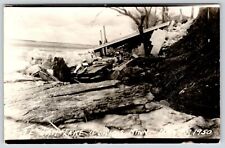 Lake Osakis Minnesota~Ice Jam May 10 1950~Debris~Cement Blocks~RPPC for sale  Shipping to South Africa