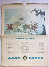 Calendario pubblicitario lana usato  Verona