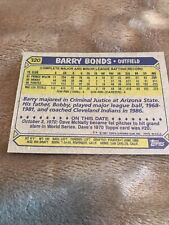 1987 topps barry for sale  Emerson