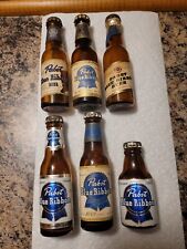 Usado, Mini garrafas de cerveja de vidro vintage Pabst fita azul - 6 comprar usado  Enviando para Brazil