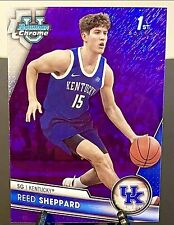 Reed Sheppard 2023 Bowman Chrome U 1º roxo brilhante Kentucky novato #45, usado comprar usado  Enviando para Brazil