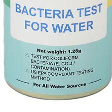 Kit de teste de água resultados instantâneos coliformes bactérias análise de qualidade de beber comprar usado  Enviando para Brazil