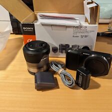 Sony Alpha NEX-3K 14.2MP Digital Camera - Black (Kit w/ E OSS 18-55mm Lens) for sale  Shipping to South Africa