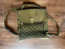TRAVELON Green Convertible Backpack Cross Body Bag Purse Organizer Anti Theft, used for sale  Shipping to South Africa