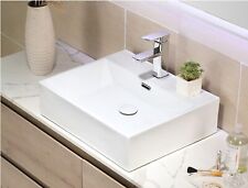 Used, Bathroom Sink Ceramic Wash Basin Modern Sink Wall Hung Counter Top Mount Sink for sale  Shipping to South Africa