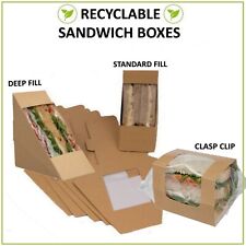 Kraft cardboard sandwich for sale  Shipping to Ireland