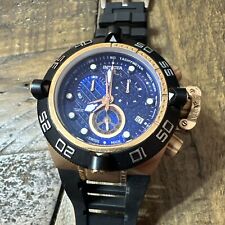 Relógio cronógrafo masculino INVICTA Subaqua Noma IV 50mm mostrador azul cobre 16147 comprar usado  Enviando para Brazil