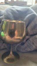 Brass coloured goblet for sale  CARTERTON