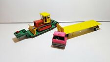 RARE Matchbox SUPER KINGS SK-17 FORD TRACTOR 1968 + Low Loader w.Case Tractor RW na sprzedaż  PL