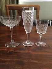 Etched glass martini for sale  EASTLEIGH