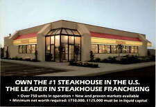 Ponderosa steakhouse franchise for sale  USA