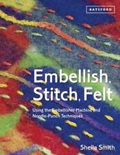 Embellish stitch felt for sale  ROSSENDALE