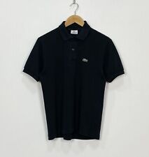Camisa polo masculina Lacoste tamanho 3 S preta casual clássica manga curta logotipo comprar usado  Enviando para Brazil
