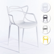 NICHES Masters Dining Chairs Kitchen Outdoor/Indoor Black White Grey Yellow for sale  Shipping to South Africa