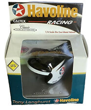 CAPACETE DE METAL FUNDIDO TONY LONGHURST ESCALA 1:6 CALTEX HAVOLINE BATHURST SUPERCARS, usado comprar usado  Enviando para Brazil