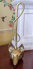 Antique brass fox for sale  WALLASEY