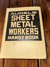 Livro prático Audels Sheet Metal Workers para layout de padrão masculino c.1942 reimpressão 1950, usado comprar usado  Enviando para Brazil